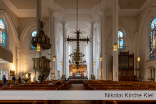 Nikolai Kirche in Kiel, Innenansicht