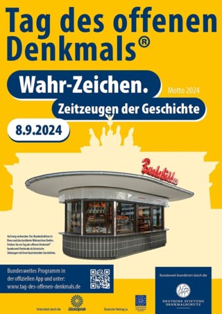 Plakat zum diesjährigen Tag des offenen Denkmals