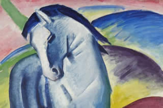 Blaues Pferd I - Franz Marc