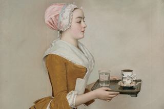 Das Schokoladenmädchen - Jean-Étienne Liotard