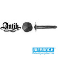BiDECOR®-Zierkopf-PressNagel, echt Nylon, schwarz, für den rustikalen Holzeinbau und antik-dekorativ