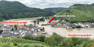 Die Ahr am frühen Morgen des 15.07.2021