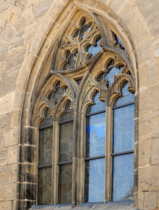 Basilika St. Martin in Amberg - historische Glasfenster