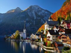 Hallstatt und das Salzkammergut in Österreich