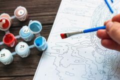 Malen nach Zahlen für kleine Kunstwerke