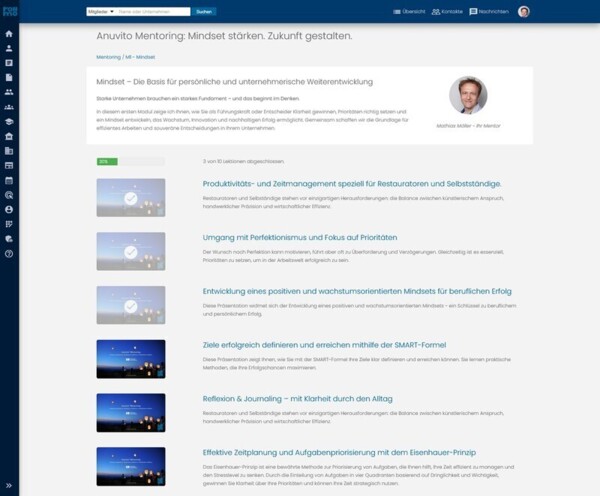 Modul M1: Mindset - Lektionen für persönliche & unternehmerische Klarheit